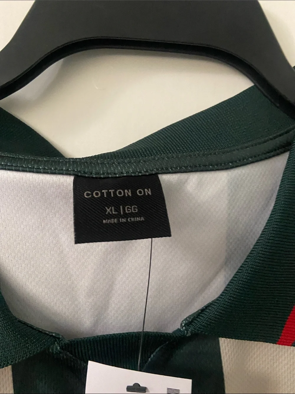 Cotton On Mexico 2002 Green & Cream Soccer Jersey XL - Picture 10 of 10
